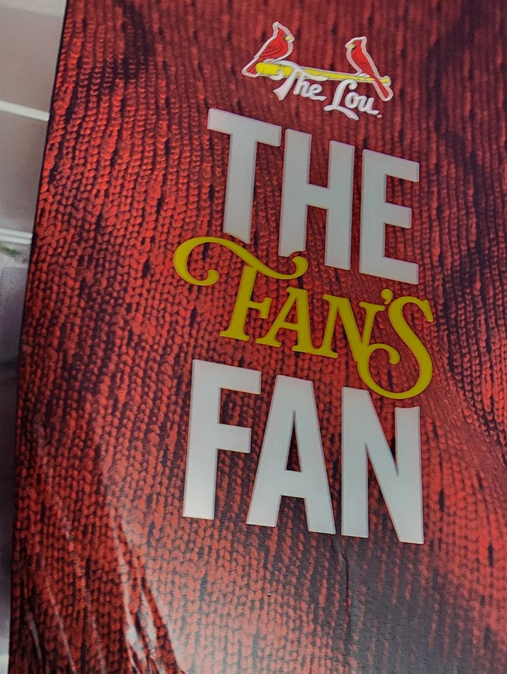 New In Box Cardinals The Fan's Fan Red Graphic Neck Fan